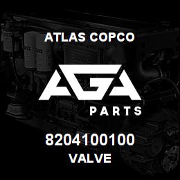 8204100100 Atlas Copco VALVE | AGA Parts
