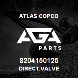 8204150125 Atlas Copco DIRECT.VALVE | AGA Parts