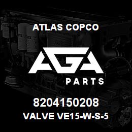 8204150208 Atlas Copco VALVE VE15-W-S-5 | AGA Parts