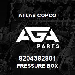 8204382801 Atlas Copco PRESSURE BOX | AGA Parts