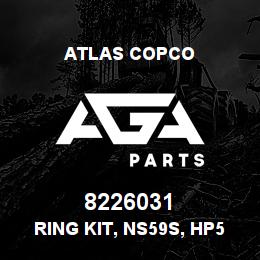8226031 Atlas Copco RING KIT, NS59S, HP5 | AGA Parts