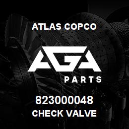 823000048 Atlas Copco CHECK VALVE | AGA Parts
