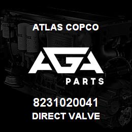 8231020041 Atlas Copco DIRECT VALVE | AGA Parts