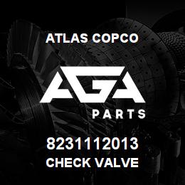 8231112013 Atlas Copco CHECK VALVE | AGA Parts