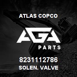 8231112786 Atlas Copco SOLEN. VALVE | AGA Parts