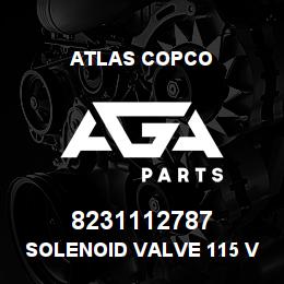 8231112787 Atlas Copco SOLENOID VALVE 115 V. | AGA Parts