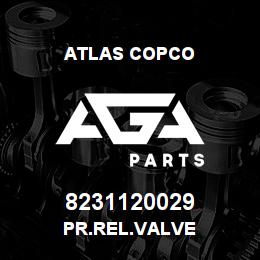8231120029 Atlas Copco PR.REL.VALVE | AGA Parts