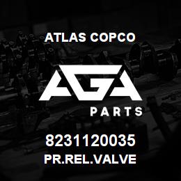 8231120035 Atlas Copco PR.REL.VALVE | AGA Parts