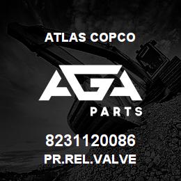 8231120086 Atlas Copco PR.REL.VALVE | AGA Parts
