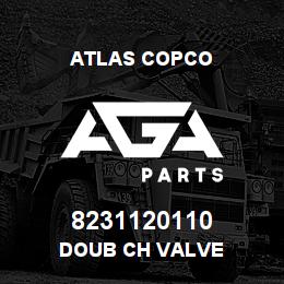 8231120110 Atlas Copco DOUB CH VALVE | AGA Parts