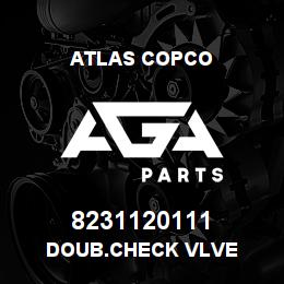 8231120111 Atlas Copco DOUB.CHECK VLVE | AGA Parts