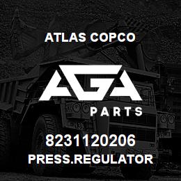 8231120206 Atlas Copco PRESS.REGULATOR | AGA Parts