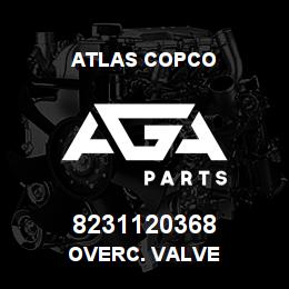 8231120368 Atlas Copco OVERC. VALVE | AGA Parts