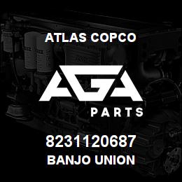 8231120687 Atlas Copco BANJO UNION | AGA Parts