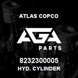 8232300005 Atlas Copco HYD. CYLINDER | AGA Parts
