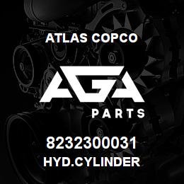 8232300031 Atlas Copco HYD.CYLINDER | AGA Parts