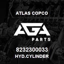 8232300033 Atlas Copco HYD.CYLINDER | AGA Parts