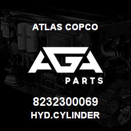 8232300069 Atlas Copco HYD.CYLINDER | AGA Parts
