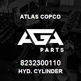8232300110 Atlas Copco HYD. CYLINDER | AGA Parts