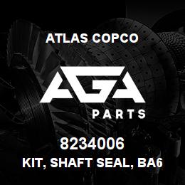 8234006 Atlas Copco KIT, SHAFT SEAL, BA6 | AGA Parts