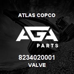 8234020001 Atlas Copco VALVE | AGA Parts
