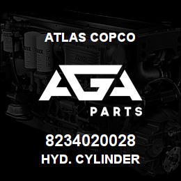 8234020028 Atlas Copco HYD. CYLINDER | AGA Parts