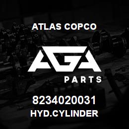 8234020031 Atlas Copco HYD.CYLINDER | AGA Parts