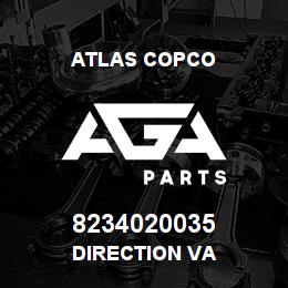 8234020035 Atlas Copco DIRECTION VA | AGA Parts