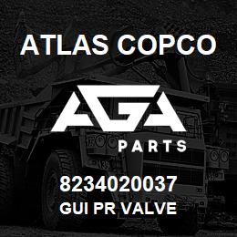 8234020037 Atlas Copco GUI PR VALVE | AGA Parts