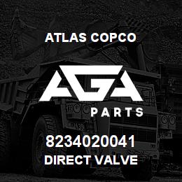 8234020041 Atlas Copco DIRECT VALVE | AGA Parts