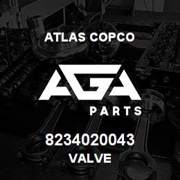 8234020043 Atlas Copco VALVE | AGA Parts
