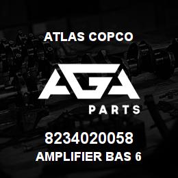 8234020058 Atlas Copco AMPLIFIER BAS 6 | AGA Parts