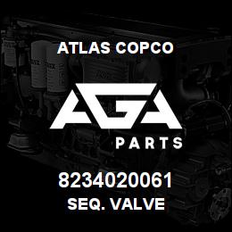 8234020061 Atlas Copco SEQ. VALVE | AGA Parts