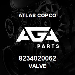 8234020062 Atlas Copco VALVE | AGA Parts