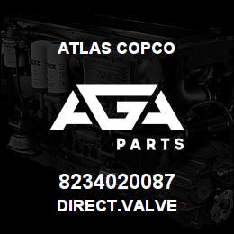 8234020087 Atlas Copco DIRECT.VALVE | AGA Parts
