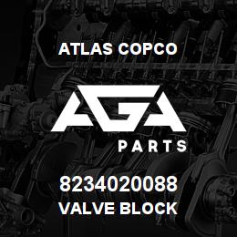 8234020088 Atlas Copco VALVE BLOCK | AGA Parts