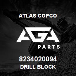 8234020094 Atlas Copco DRILL BLOCK | AGA Parts