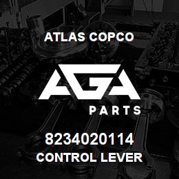 8234020114 Atlas Copco CONTROL LEVER | AGA Parts