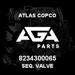 8234300065 Atlas Copco SEQ. VALVE | AGA Parts