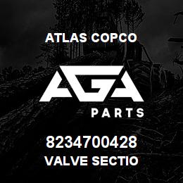 8234700428 Atlas Copco VALVE SECTIO | AGA Parts