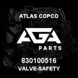 830100516 Atlas Copco VALVE-SAFETY | AGA Parts