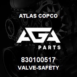 830100517 Atlas Copco VALVE-SAFETY | AGA Parts
