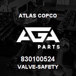 830100524 Atlas Copco VALVE-SAFETY | AGA Parts
