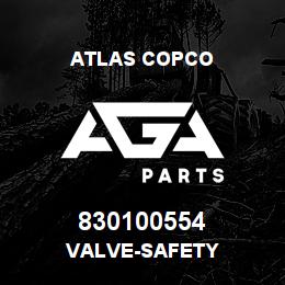 830100554 Atlas Copco VALVE-SAFETY | AGA Parts