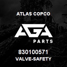 830100571 Atlas Copco VALVE-SAFETY | AGA Parts