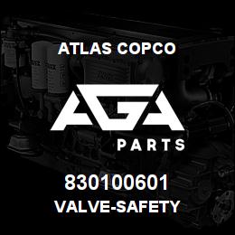 830100601 Atlas Copco VALVE-SAFETY | AGA Parts