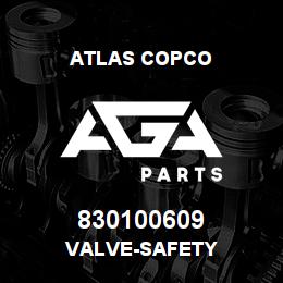 830100609 Atlas Copco VALVE-SAFETY | AGA Parts