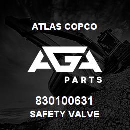 830100631 Atlas Copco SAFETY VALVE | AGA Parts