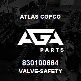 830100664 Atlas Copco VALVE-SAFETY | AGA Parts