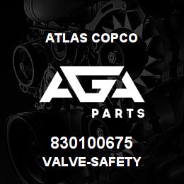 830100675 Atlas Copco VALVE-SAFETY | AGA Parts
